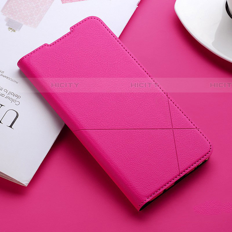 Handytasche Stand Schutzhülle Flip Leder Hülle für Oppo A91 Pink Plus