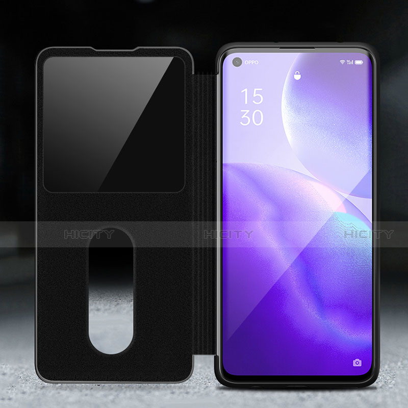 Handytasche Stand Schutzhülle Flip Leder Hülle für Oppo Find X3 Lite 5G