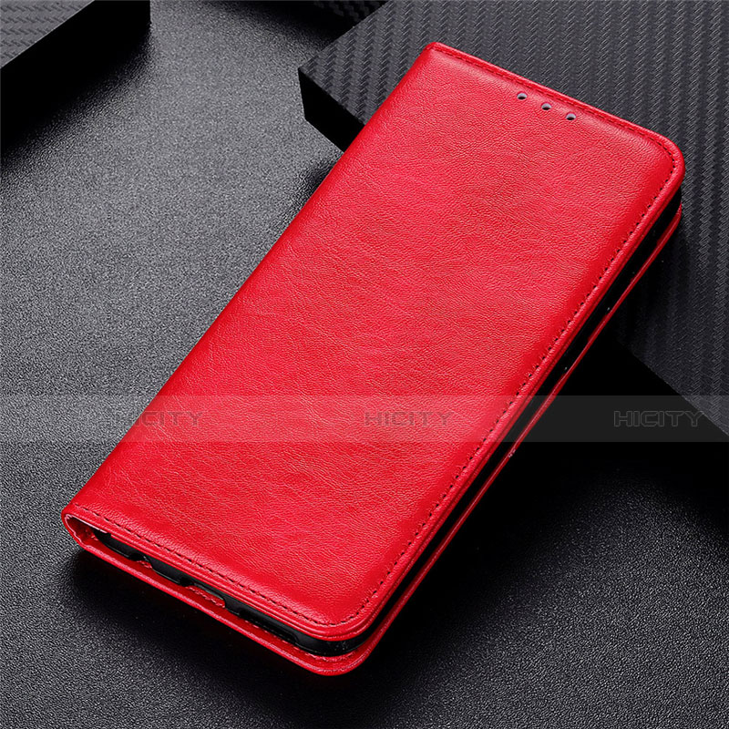 Handytasche Stand Schutzhülle Flip Leder Hülle für Realme 7 Pro Rot