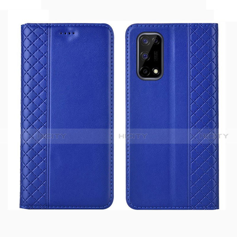 Handytasche Stand Schutzhülle Flip Leder Hülle für Realme Narzo 30 Pro 5G Blau