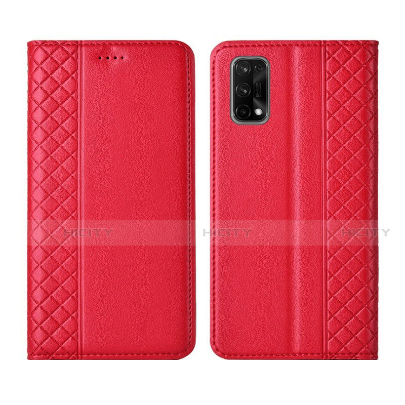 Handytasche Stand Schutzhülle Flip Leder Hülle für Realme Q2 Pro 5G Rot