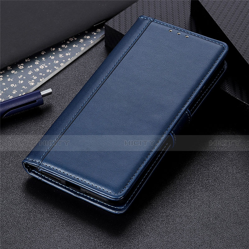 Handytasche Stand Schutzhülle Flip Leder Hülle für Samsung Galaxy A01 Core Blau