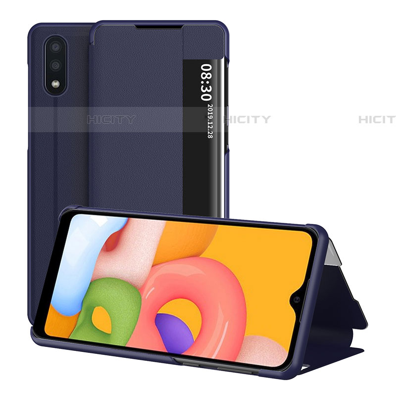 Handytasche Stand Schutzhülle Flip Leder Hülle für Samsung Galaxy A01 SM-A015