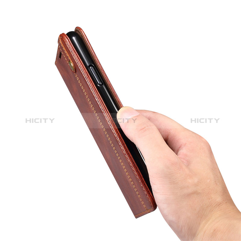 Handytasche Stand Schutzhülle Flip Leder Hülle für Samsung Galaxy A12 Nacho groß