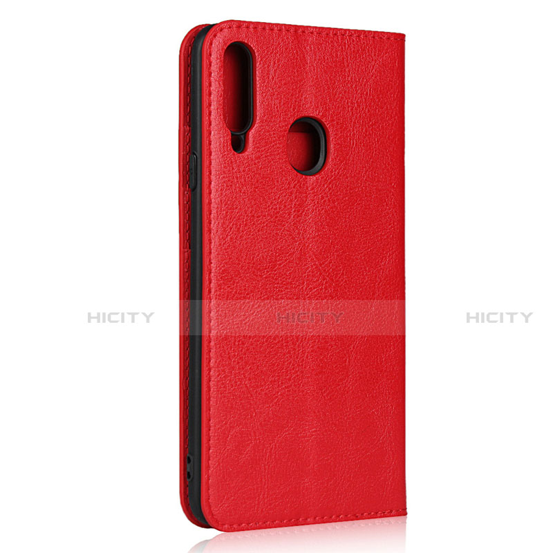 Handytasche Stand Schutzhülle Flip Leder Hülle für Samsung Galaxy A20s Rot Plus