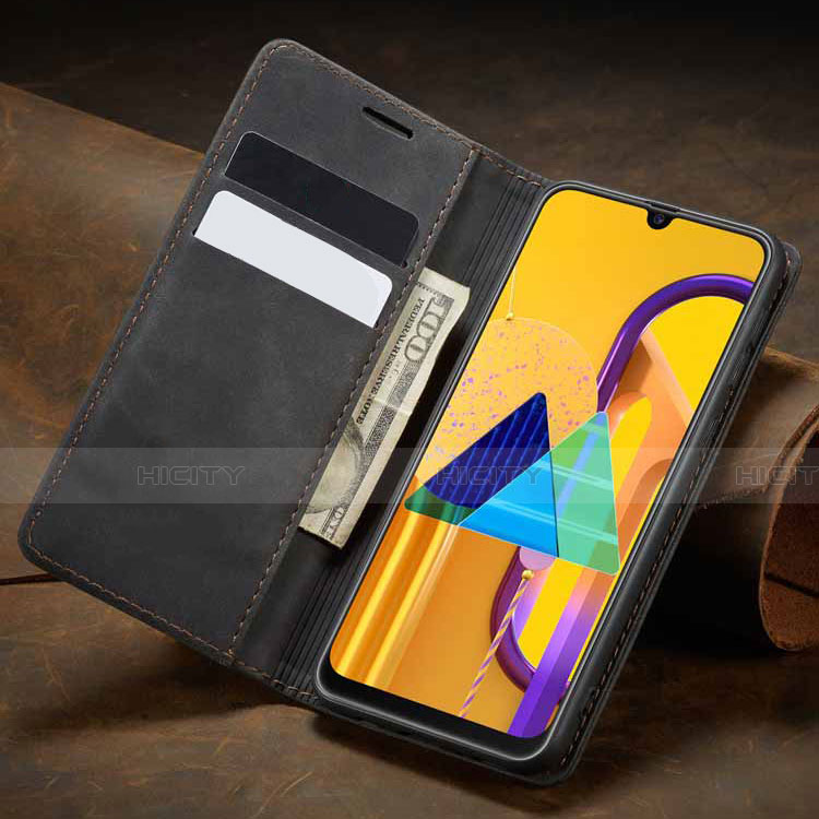 Handytasche Stand Schutzhülle Flip Leder Hülle für Samsung Galaxy M30s