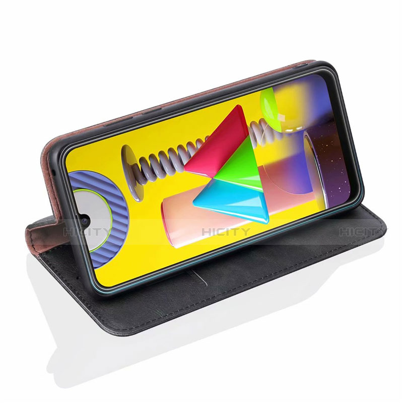 Handytasche Stand Schutzhülle Flip Leder Hülle für Samsung Galaxy M31 groß