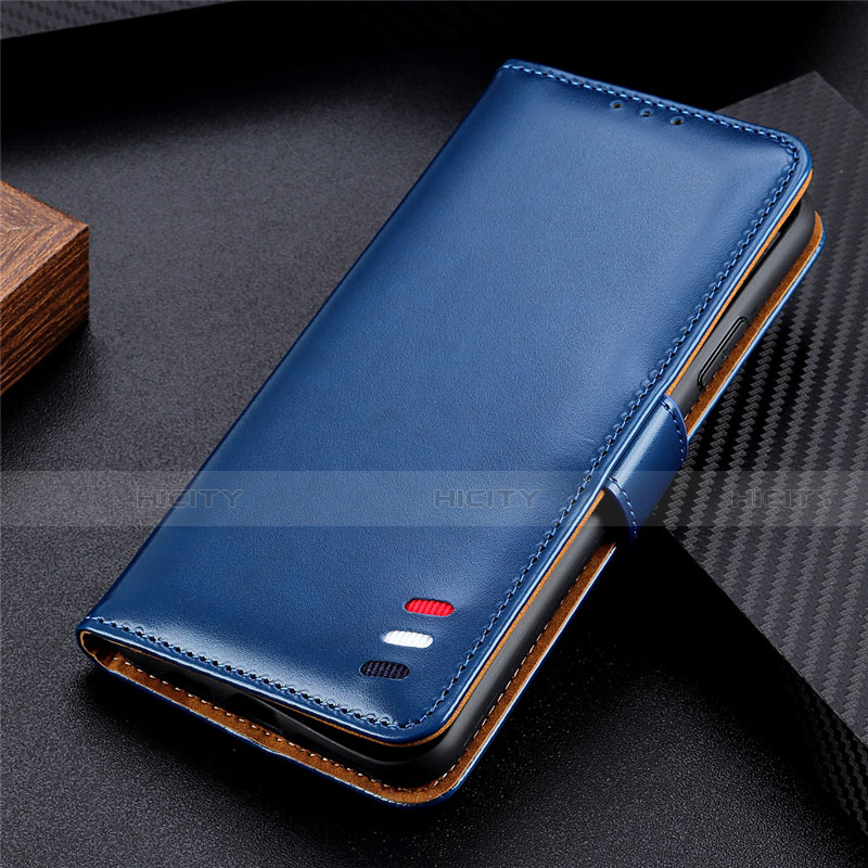 Handytasche Stand Schutzhülle Flip Leder Hülle für Samsung Galaxy S21 Plus 5G Blau