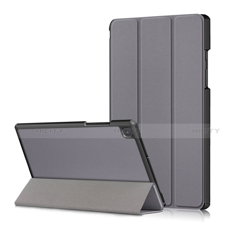 Handytasche Stand Schutzhülle Flip Leder Hülle für Samsung Galaxy Tab A7 4G 10.4 SM-T505 Grau