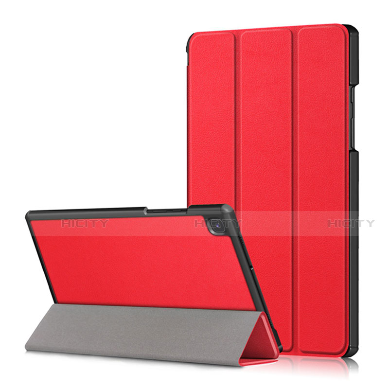 Handytasche Stand Schutzhülle Flip Leder Hülle für Samsung Galaxy Tab A7 4G 10.4 SM-T505 Rot