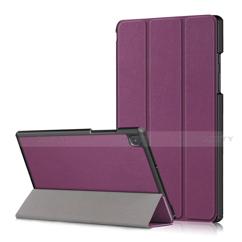 Handytasche Stand Schutzhülle Flip Leder Hülle für Samsung Galaxy Tab A7 4G 10.4 SM-T505 Violett