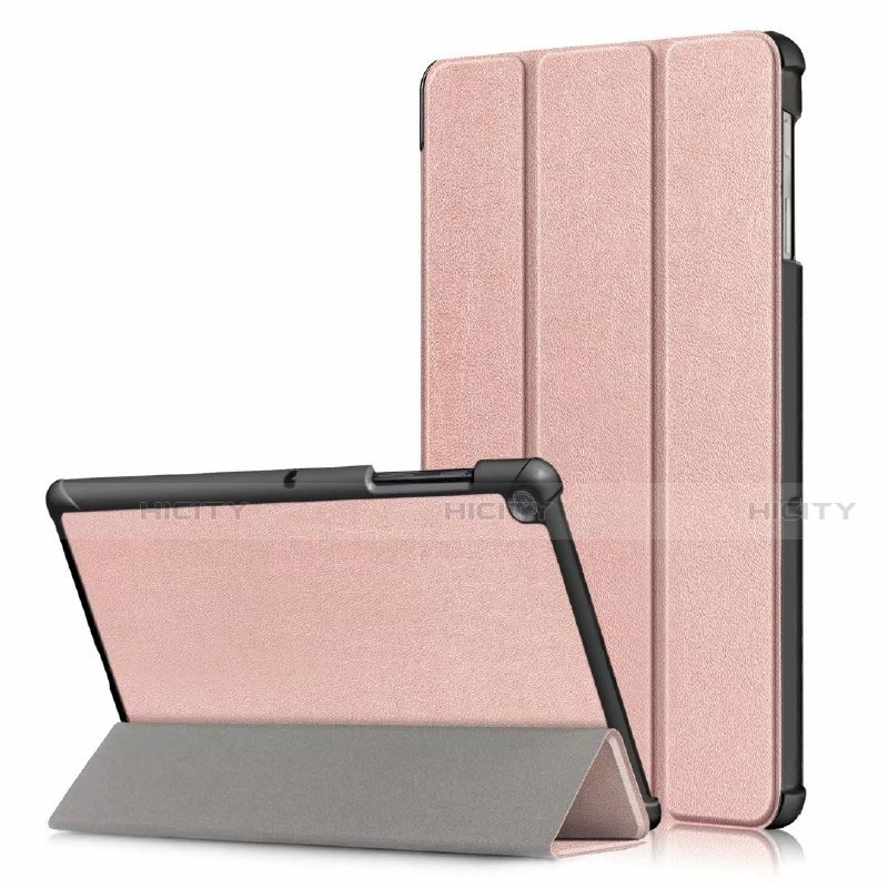 Handytasche Stand Schutzhülle Flip Leder Hülle für Samsung Galaxy Tab S5e Wi-Fi 10.5 SM-T720 Rosegold