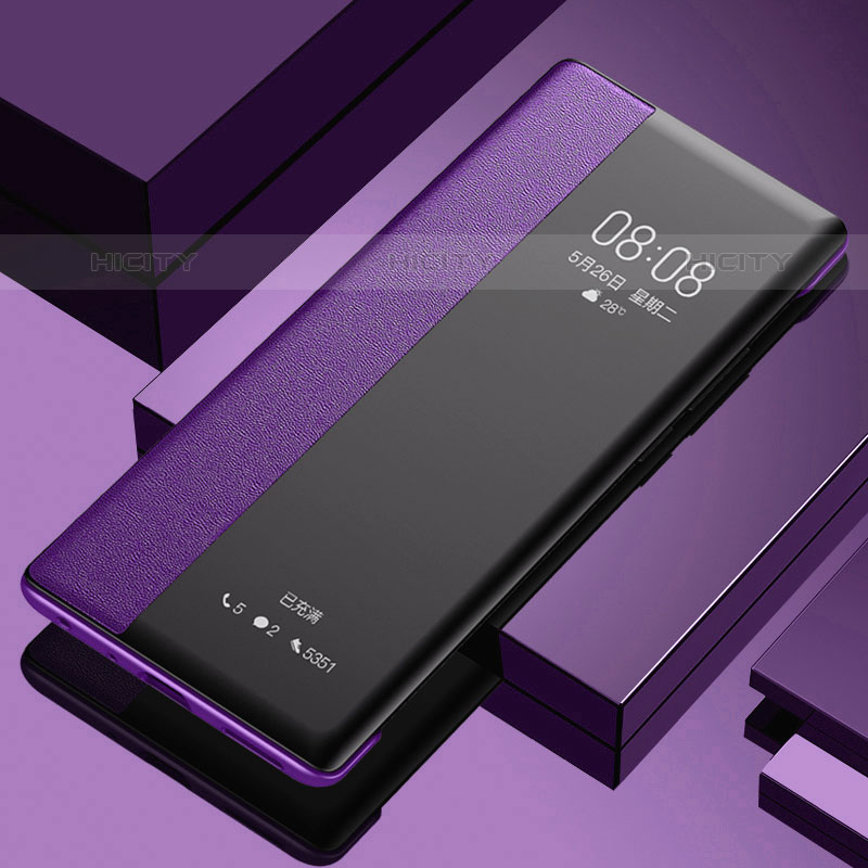 Handytasche Stand Schutzhülle Flip Leder Hülle für Vivo iQOO Z7i 5G Violett Plus