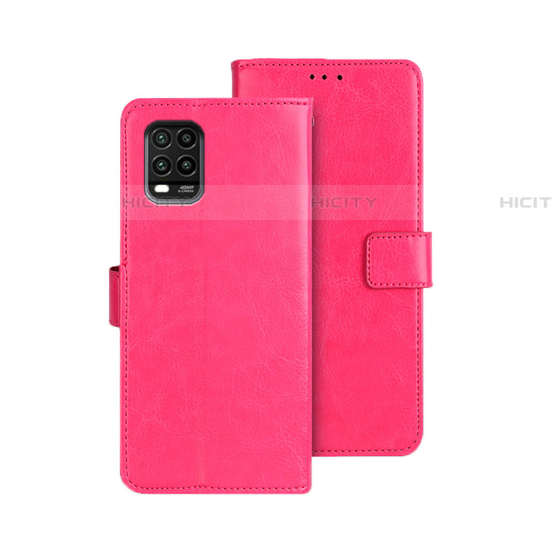 Handytasche Stand Schutzhülle Flip Leder Hülle für Xiaomi Mi 10 Lite Pink Plus