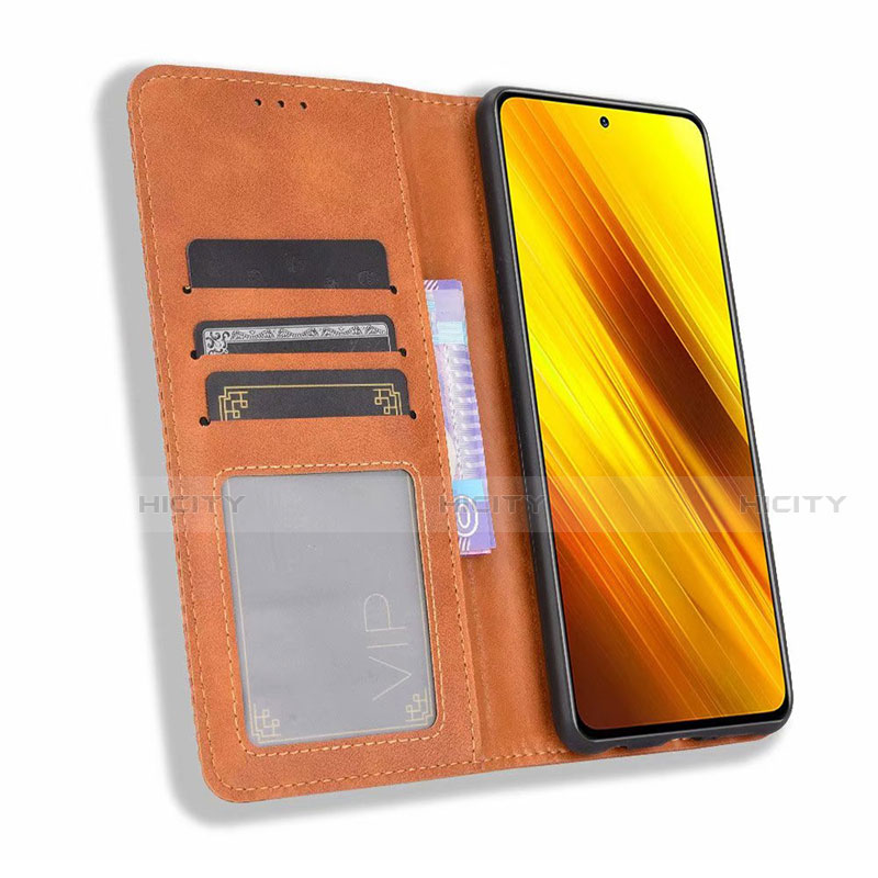 Handytasche Stand Schutzhülle Flip Leder Hülle für Xiaomi Poco X3 groß