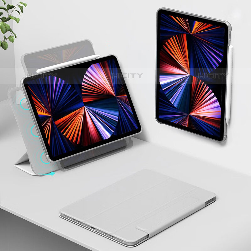 Handytasche Stand Schutzhülle Flip Leder Hülle H01 für Apple iPad Pro 11 (2020) Grau