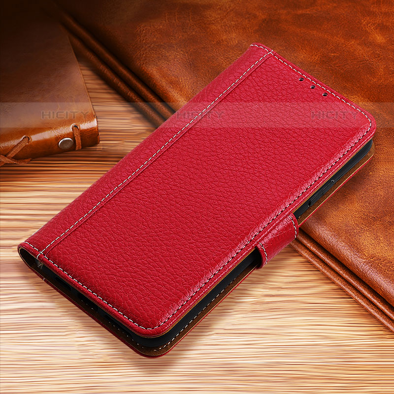 Handytasche Stand Schutzhülle Flip Leder Hülle H01 für Apple iPhone 15 Pro Rot