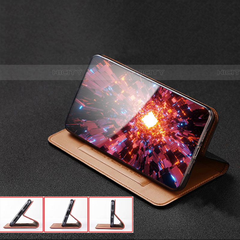 Handytasche Stand Schutzhülle Flip Leder Hülle H01P für Samsung Galaxy A03s