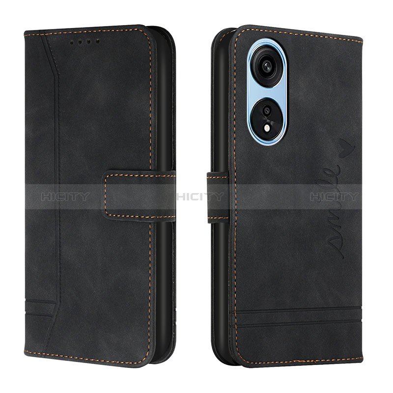 Handytasche Stand Schutzhülle Flip Leder Hülle H01X für Huawei Honor X5 Plus Schwarz Plus