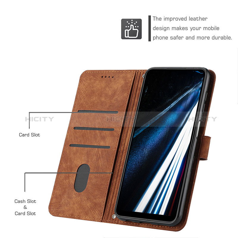 Handytasche Stand Schutzhülle Flip Leder Hülle H01X für Huawei Honor X6 5G groß