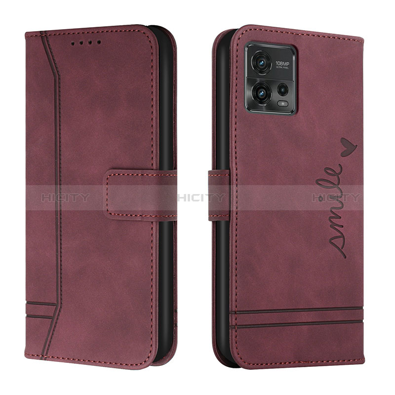 Handytasche Stand Schutzhülle Flip Leder Hülle H01X für Motorola Moto G72