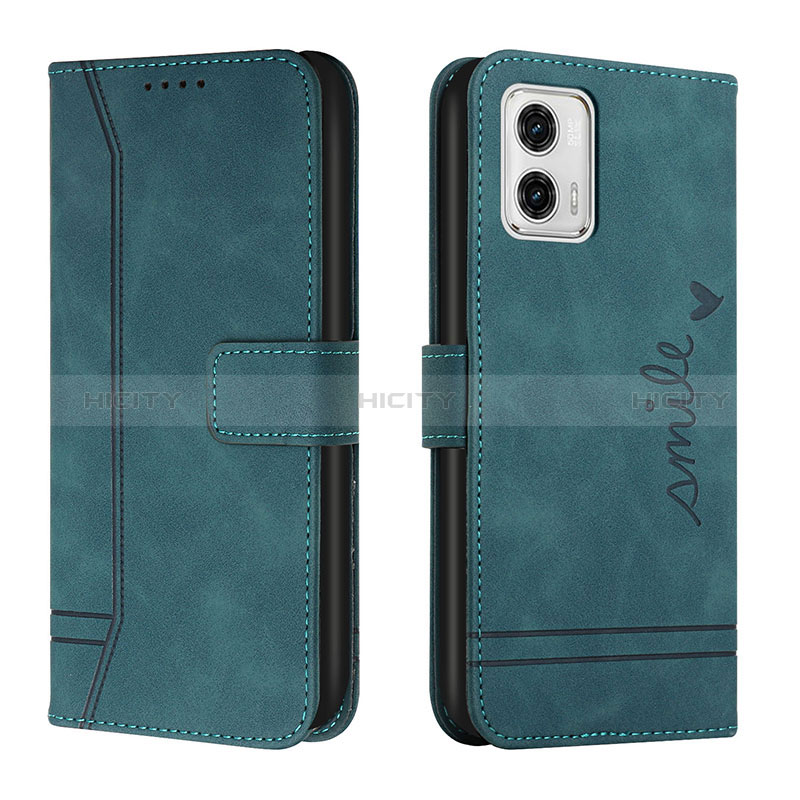 Handytasche Stand Schutzhülle Flip Leder Hülle H01X für Motorola Moto G73 5G