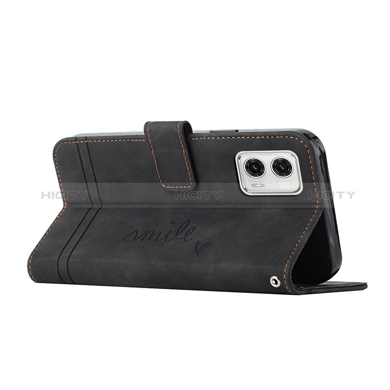 Handytasche Stand Schutzhülle Flip Leder Hülle H01X für Motorola Moto G73 5G