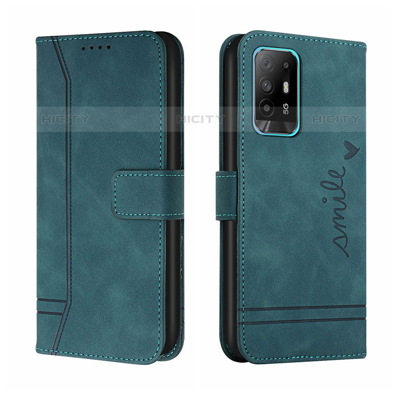 Handytasche Stand Schutzhülle Flip Leder Hülle H01X für Oppo A94 5G groß