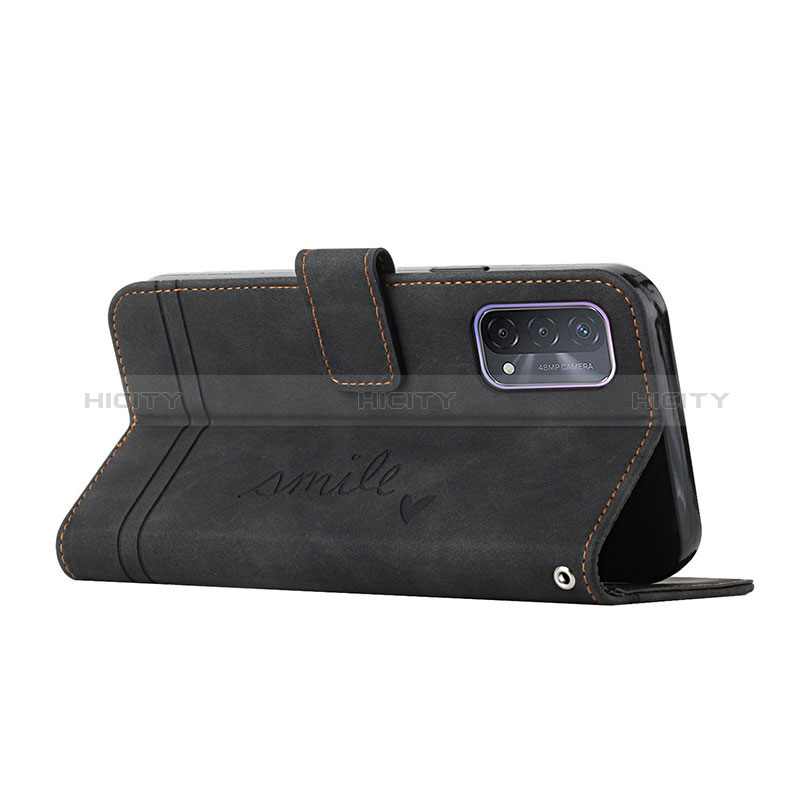 Handytasche Stand Schutzhülle Flip Leder Hülle H01X für Oppo A95 4G