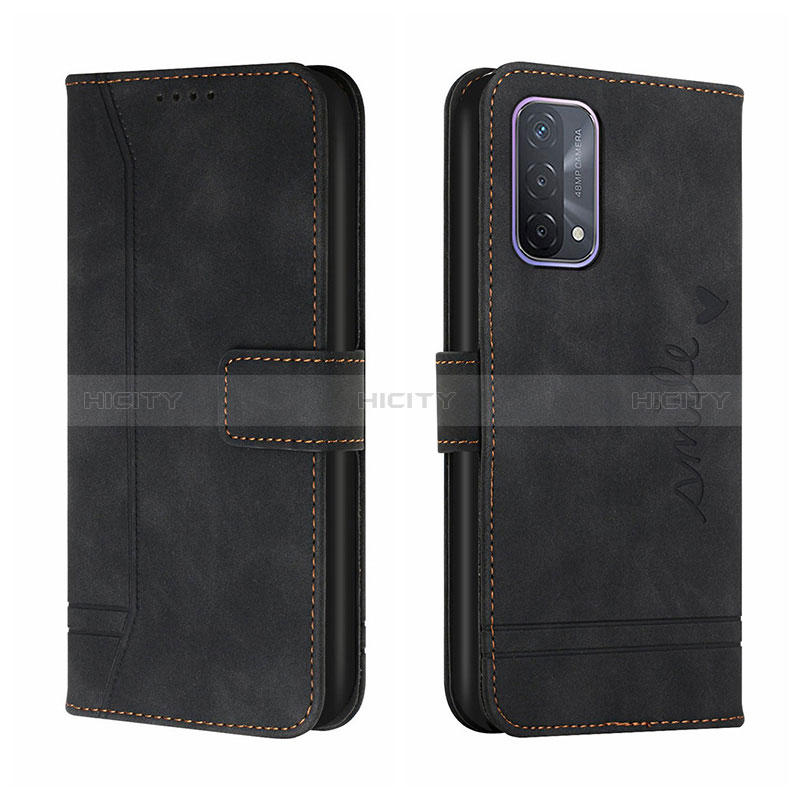 Handytasche Stand Schutzhülle Flip Leder Hülle H01X für Oppo A95 4G