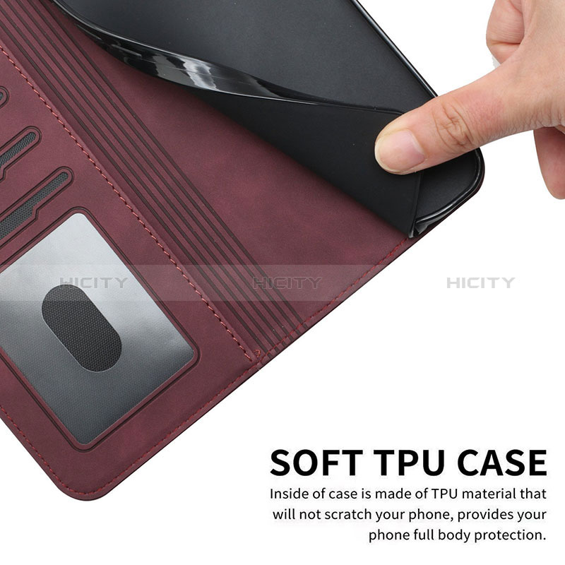 Handytasche Stand Schutzhülle Flip Leder Hülle H01X für Realme C25Y India groß