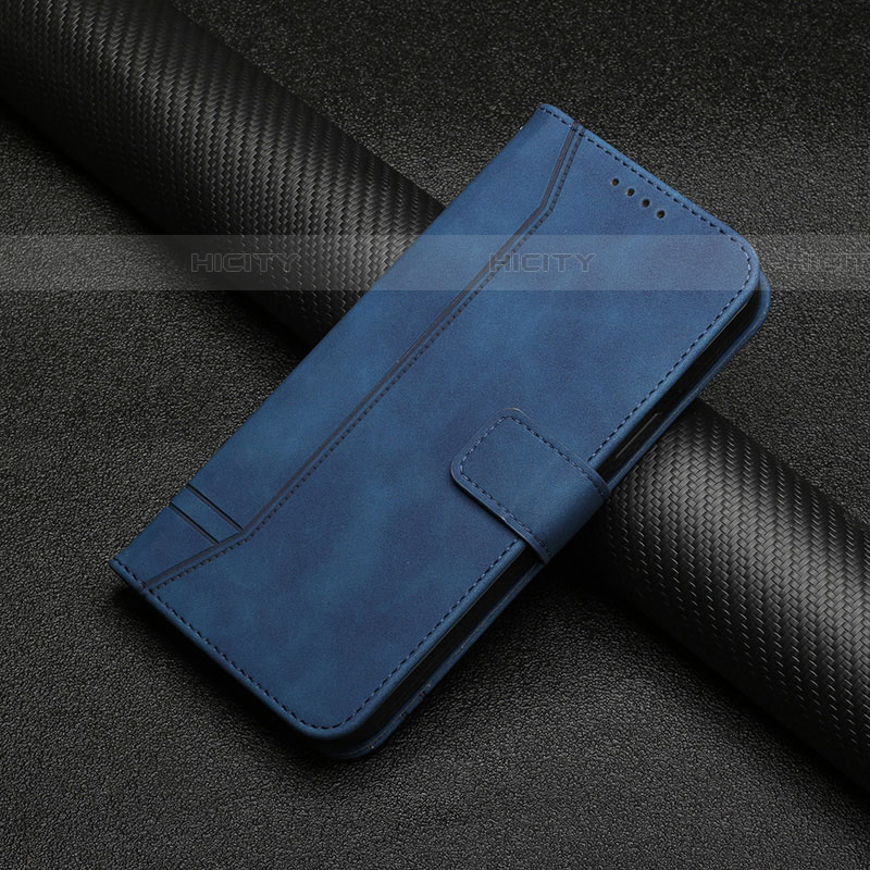 Handytasche Stand Schutzhülle Flip Leder Hülle H01X für Samsung Galaxy A73 5G Blau