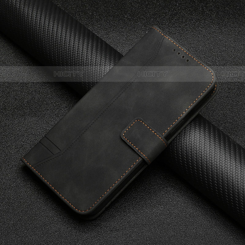 Handytasche Stand Schutzhülle Flip Leder Hülle H01X für Samsung Galaxy A73 5G Schwarz Plus