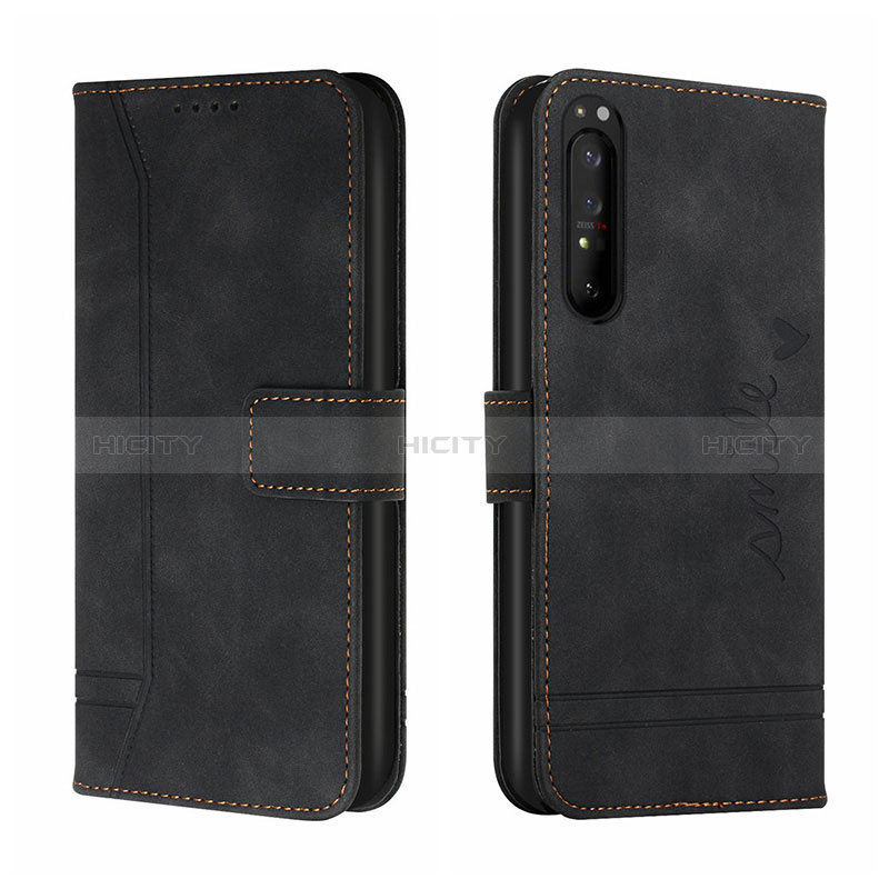 Handytasche Stand Schutzhülle Flip Leder Hülle H01X für Sony Xperia 1 II