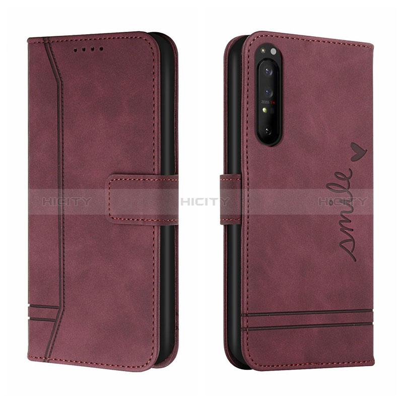 Handytasche Stand Schutzhülle Flip Leder Hülle H01X für Sony Xperia 1 II