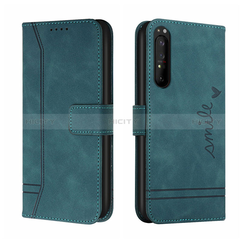 Handytasche Stand Schutzhülle Flip Leder Hülle H01X für Sony Xperia 1 II