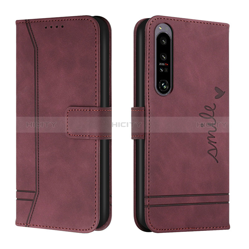 Handytasche Stand Schutzhülle Flip Leder Hülle H01X für Sony Xperia 1 IV