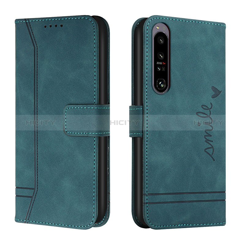 Handytasche Stand Schutzhülle Flip Leder Hülle H01X für Sony Xperia 1 IV groß