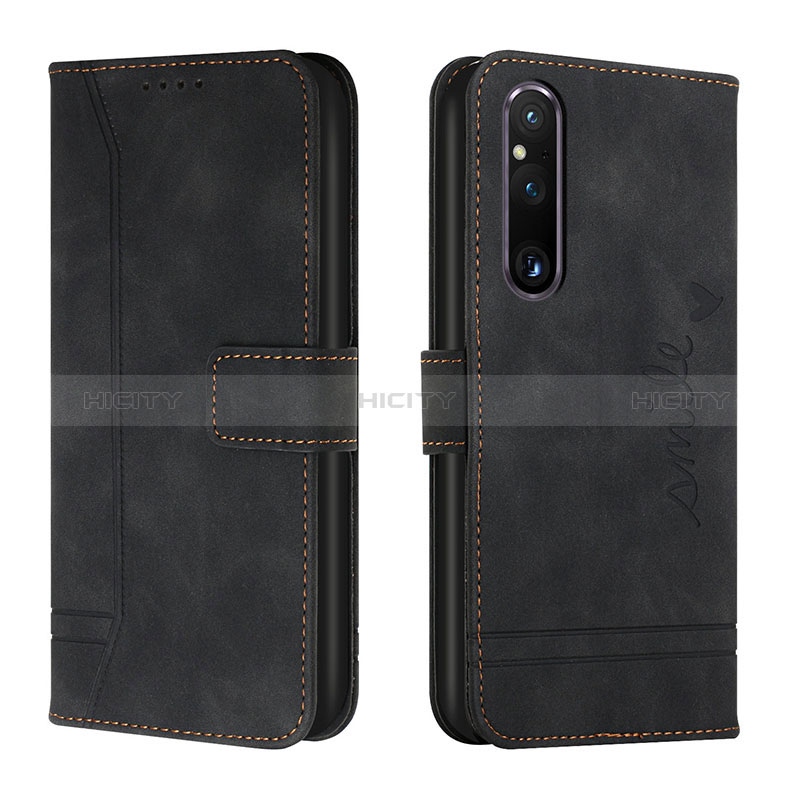 Handytasche Stand Schutzhülle Flip Leder Hülle H01X für Sony Xperia 1 V