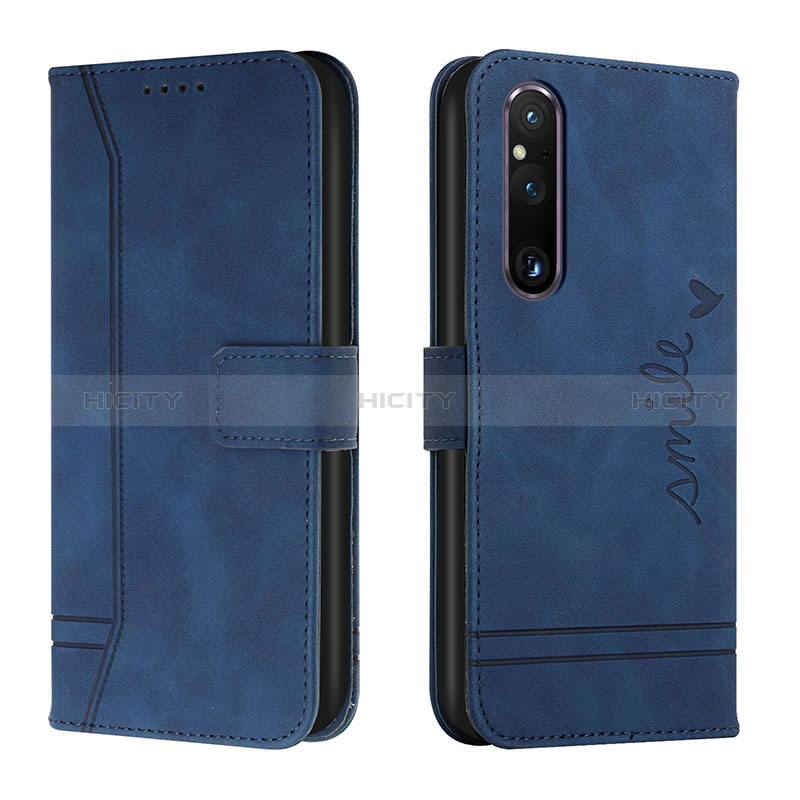 Handytasche Stand Schutzhülle Flip Leder Hülle H01X für Sony Xperia 1 V