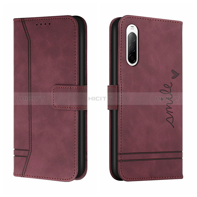 Handytasche Stand Schutzhülle Flip Leder Hülle H01X für Sony Xperia 10 III