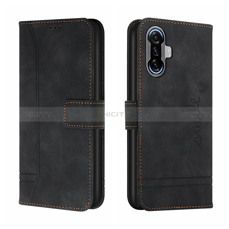 Handytasche Stand Schutzhülle Flip Leder Hülle H01X für Xiaomi Poco F3 GT 5G Schwarz