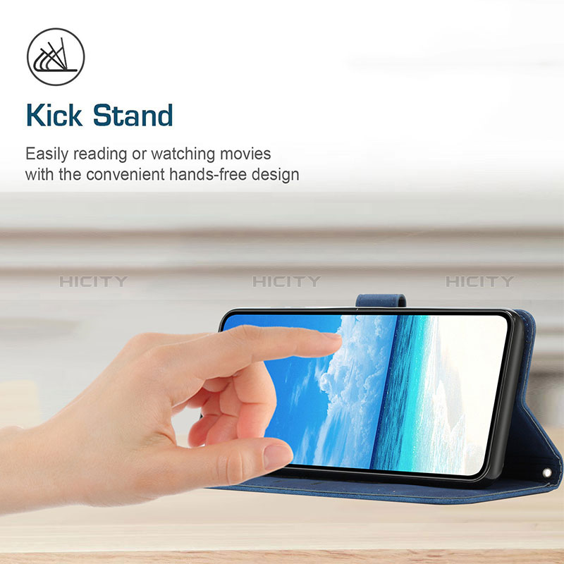Handytasche Stand Schutzhülle Flip Leder Hülle H01X für Xiaomi Redmi Note 12 Explorer groß