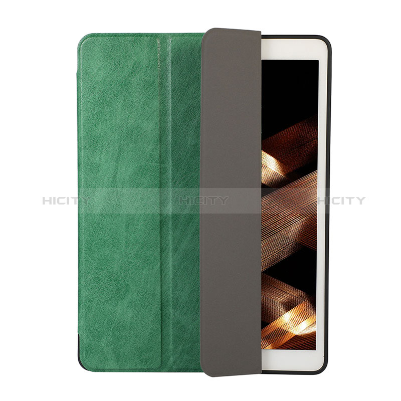 Handytasche Stand Schutzhülle Flip Leder Hülle H02 für Apple New iPad 9.7 (2018) Grün Plus