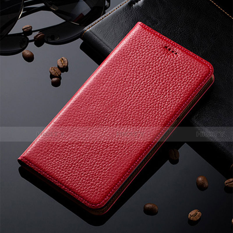 Handytasche Stand Schutzhülle Flip Leder Hülle H02P für Motorola Moto Edge 20 Pro 5G Rot