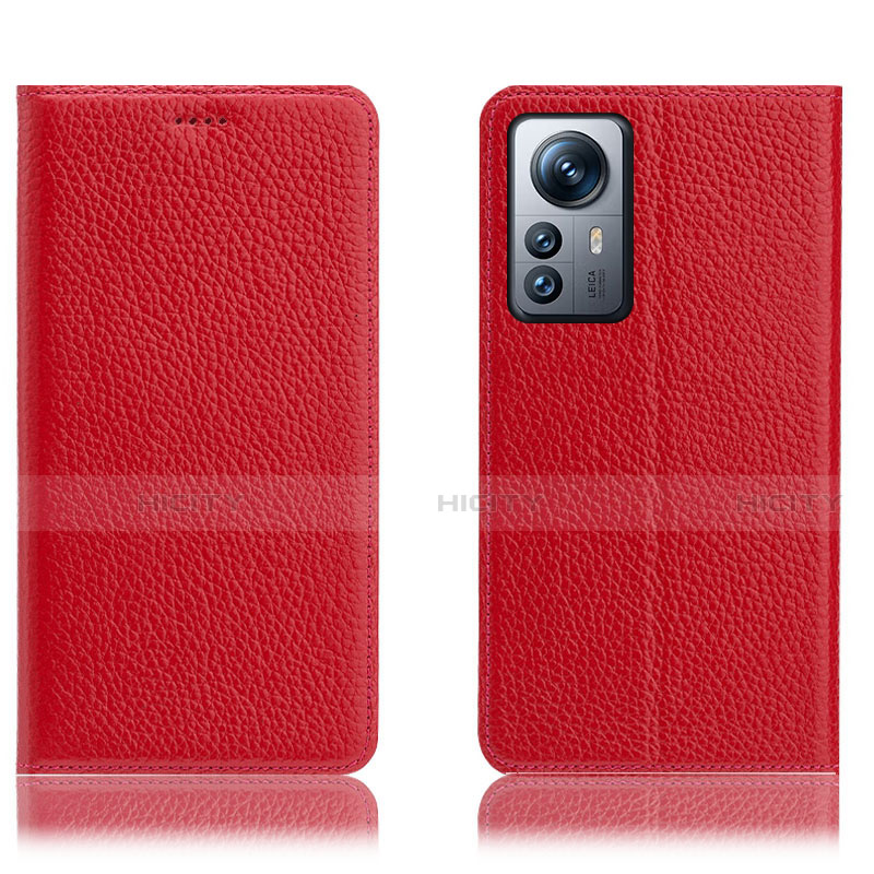 Handytasche Stand Schutzhülle Flip Leder Hülle H02P für Xiaomi Mi 12 5G Rot