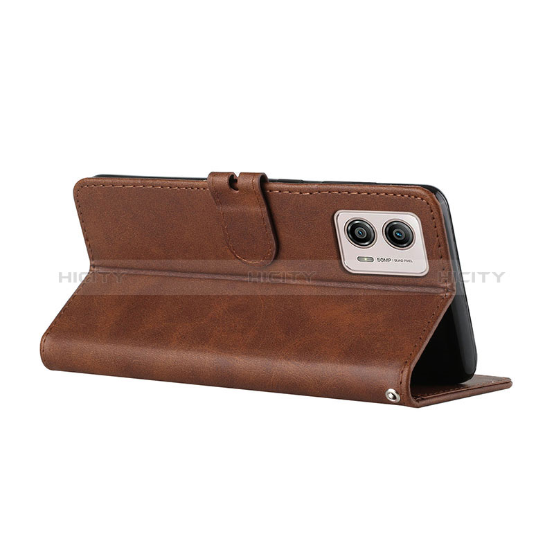 Handytasche Stand Schutzhülle Flip Leder Hülle H02X für Motorola Moto G53 5G