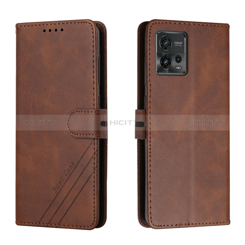 Handytasche Stand Schutzhülle Flip Leder Hülle H02X für Motorola Moto G72