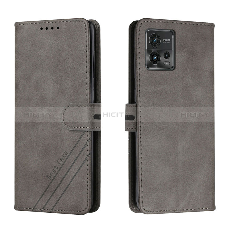 Handytasche Stand Schutzhülle Flip Leder Hülle H02X für Motorola Moto G72