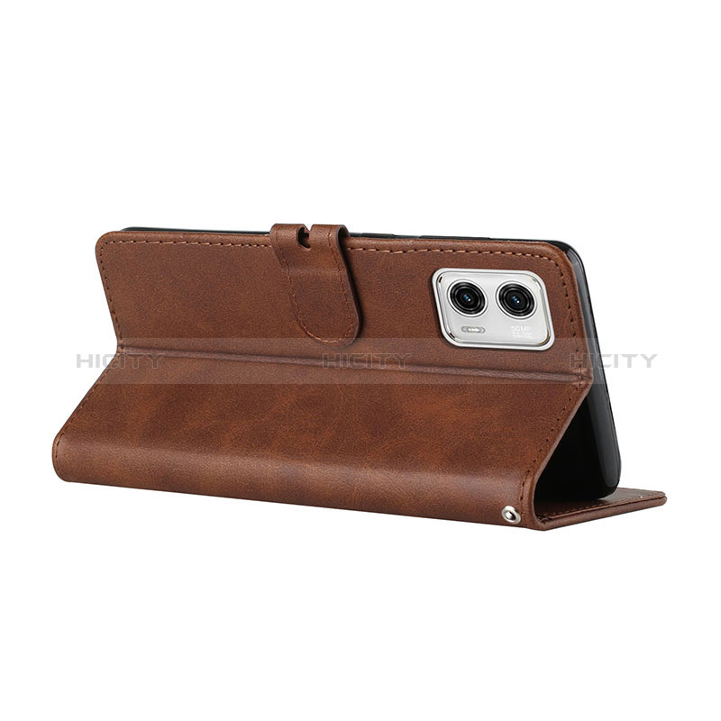 Handytasche Stand Schutzhülle Flip Leder Hülle H02X für Motorola Moto G73 5G